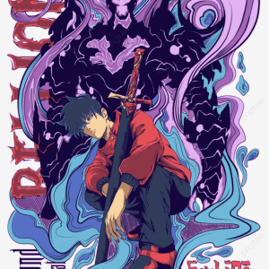 Solo Leveling T-Shirt Design PNG