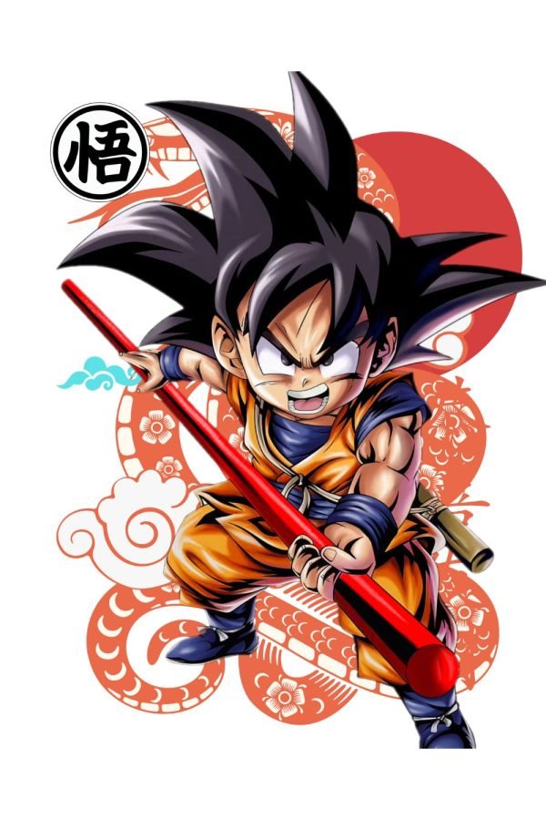 Adorable Kid Goku PNG Free Download