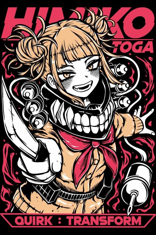 Insane Himiko Toga PNG Free Download