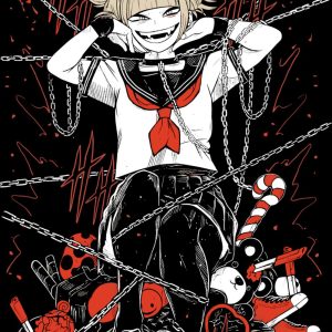 Insane Himiko Toga PNG Free Download MHA Villain Art