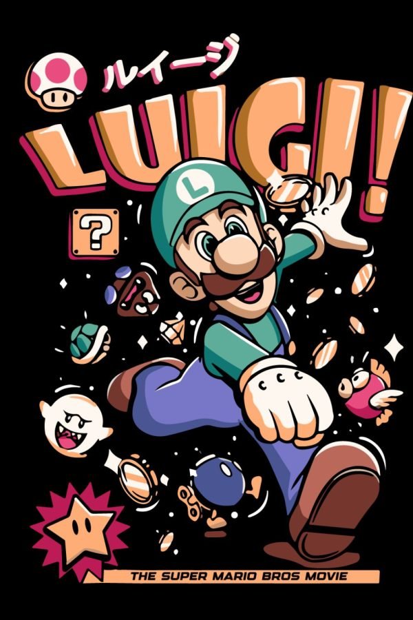 Luigi Super Mario Bros PNG Free Download