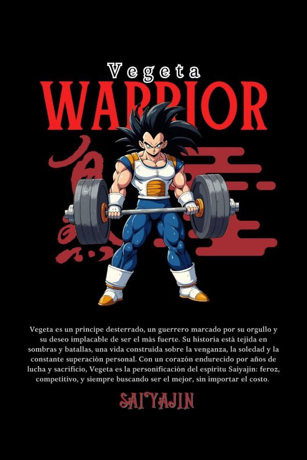 Motivational Vegeta Lifting Barbell PNG Free Download