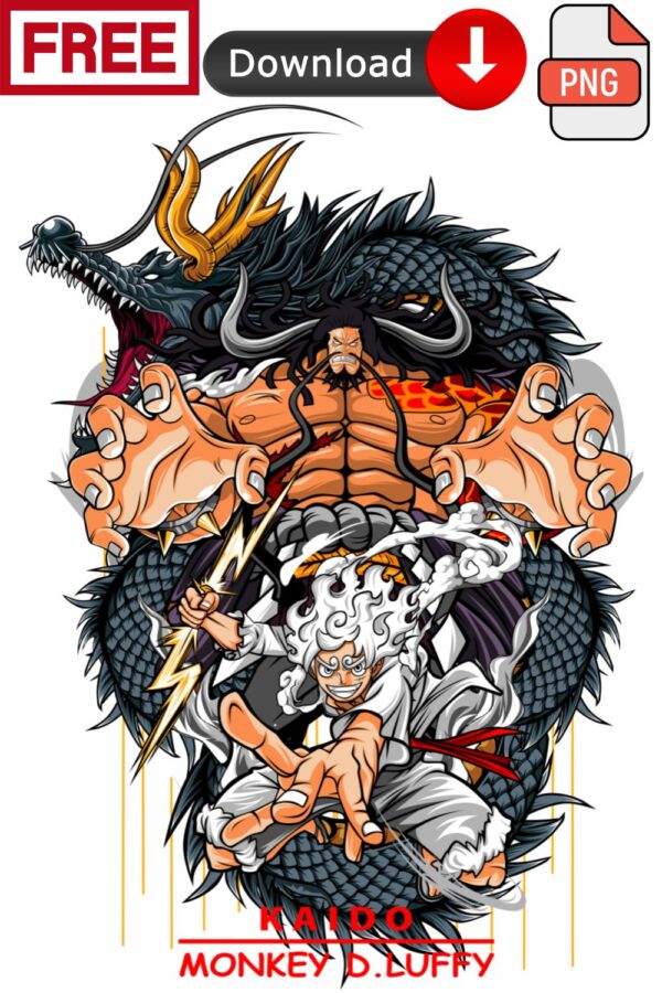 One Piece Luffy Gear 6 PNG Download Transparent