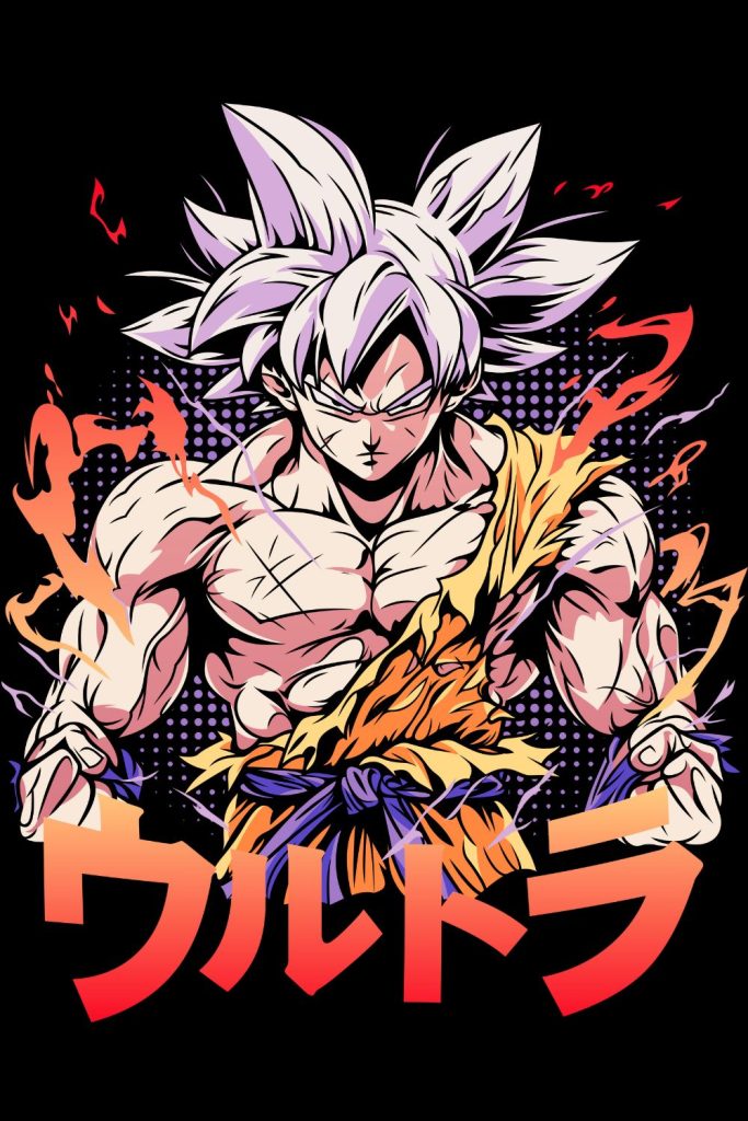 Ultimate Goku Ultra Instinct PNG Free Download