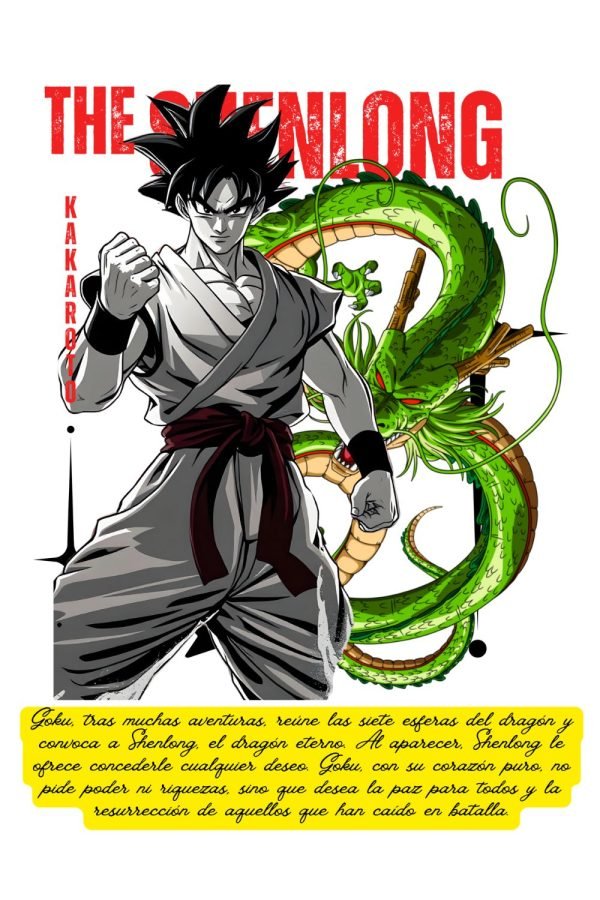 Ultimate Goku and Shenron PNG Free Download