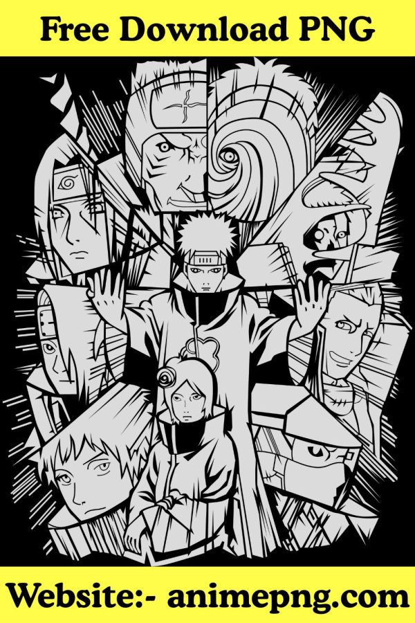 Akatsuki PNG - Guide to Naruto's Villains Free Download