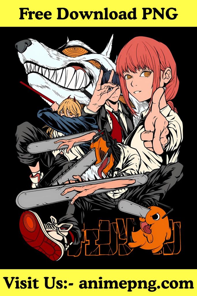 Chainsaw Man Anime PNG Transparent Images Free Download