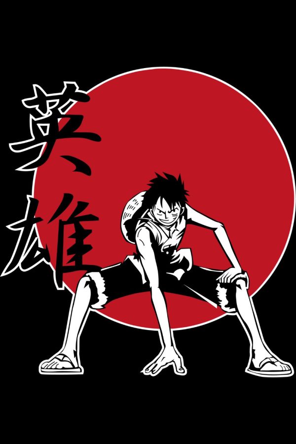 Iconic Monkey D Luffy Logo PNG for T-Shirts