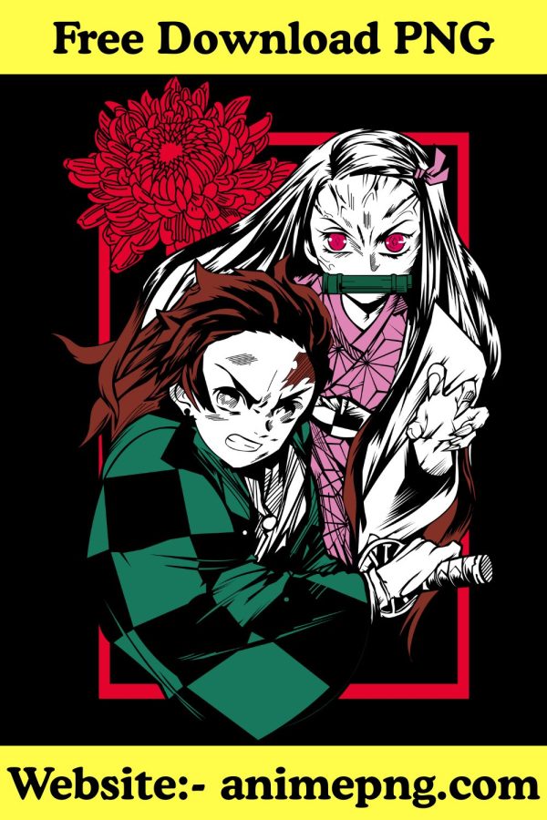 Tanjiro And Nezuko PNG - Kamado Siblings PNG Free Download