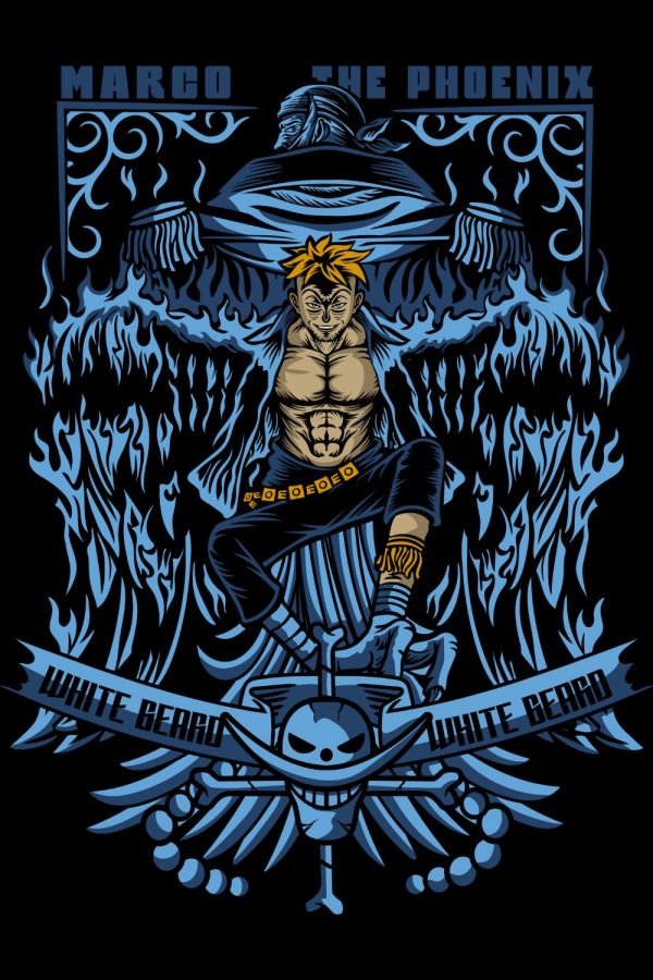 Vibrant Marco the Phoenix PNG for T-Shirt Design