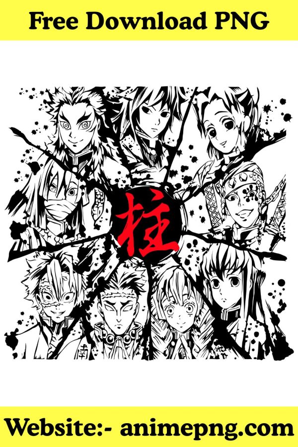 Demon Slayer Team PNG - Tanjiro Zenitsu Inosuke PNG Free Download