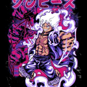 Monkey D Luffy Purple PNG - Aesthetic Haki PNG Free Download