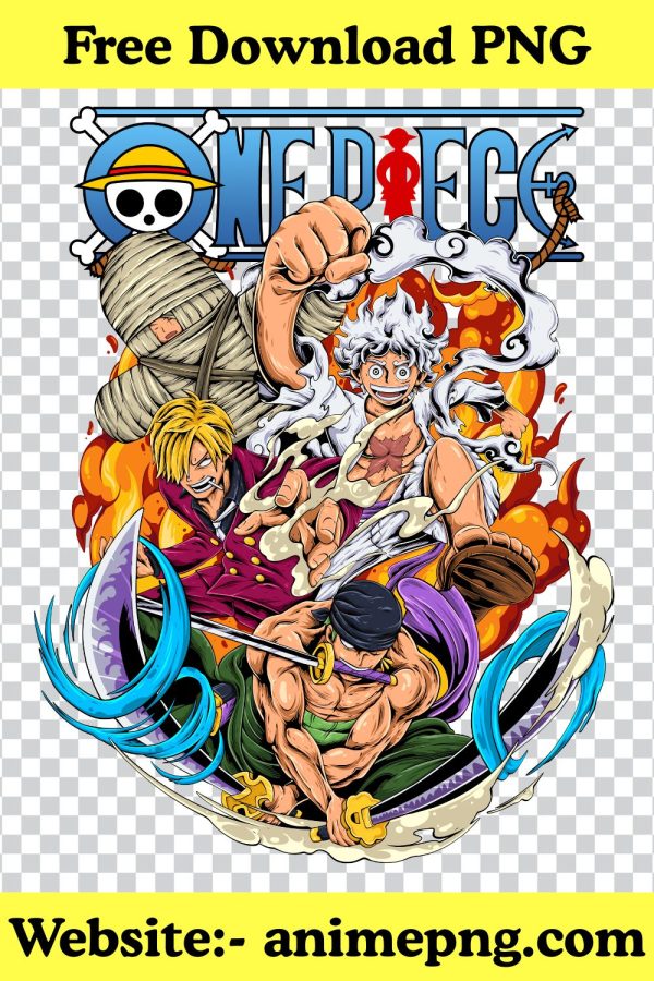 Monster Trio One Piece PNG - Luffy, Zoro, Sanji PNG