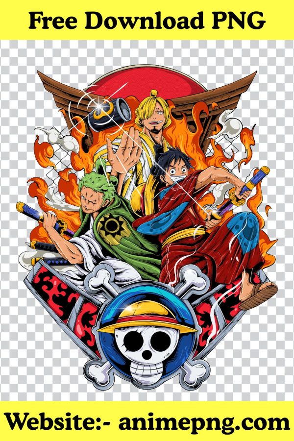 One Piece Crew PNG - All Straw Hat Members PNG Collection
