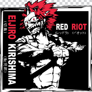 Eijiro Kirishima PNG - MHA Red Riot Hero PNG