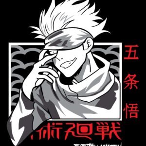 Gojo Satoru PNG 100% Transparent Background Jujutsu Kaisen Character