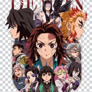 Demon Slayer PNG 100% Transparent Background Kimetsu no Yaiba Character